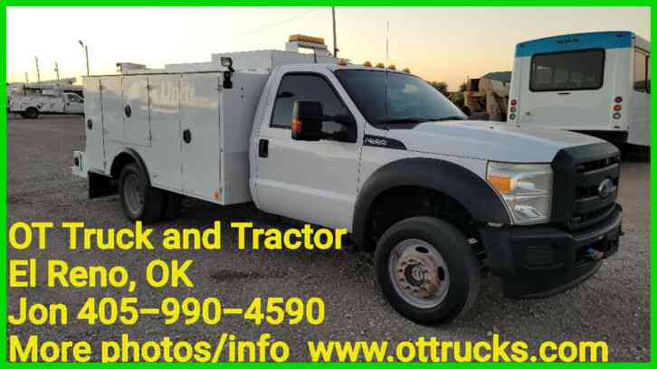 Ford F-550 4wd 11ft Mechanics Service Lube Bed Truck 6. 8L Gas (2015)