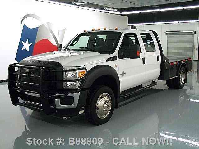 Ford F-550 CREW CAB DIESEL DRW 4X4 FLAT BED (2015)