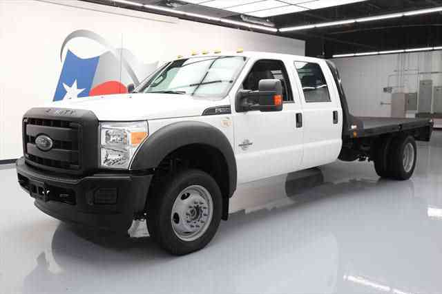 Ford F-550 XL CREW CAB DIESEL DRW 4X4 FLAT BED (2015)