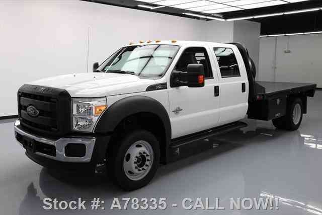 Ford F-550 XLT CREW 4X4 DUALLY DIESEL FLATBED (2015)