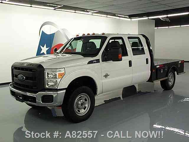 Ford F-350 4X4 CREW DIESEL FLATBED 6PASS TOW (2015)