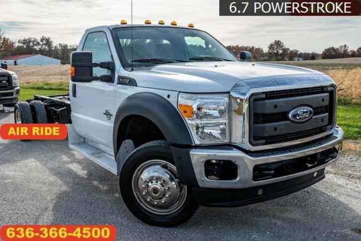 Ford F450 XLT Used cab chassis 6. 7 powerstroke diesel air ride auto box (2015)