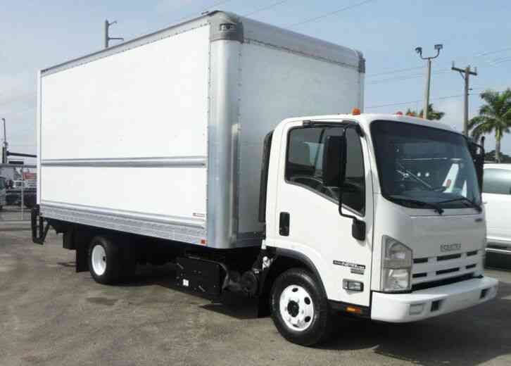 Isuzu NPR HD 16FT DRY BOX. TRUCK UNDER LIFTGATE BOX TRUCK CARGO (2015)