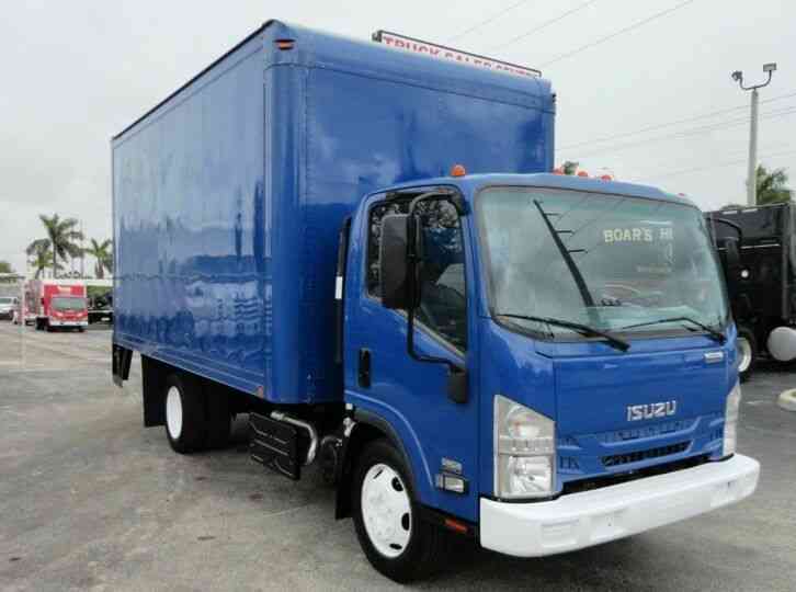 Isuzu NQR 16FT DRY BOX. TRUCK UNDER LIFTGATE BOX TRUCK CARGO (2015)