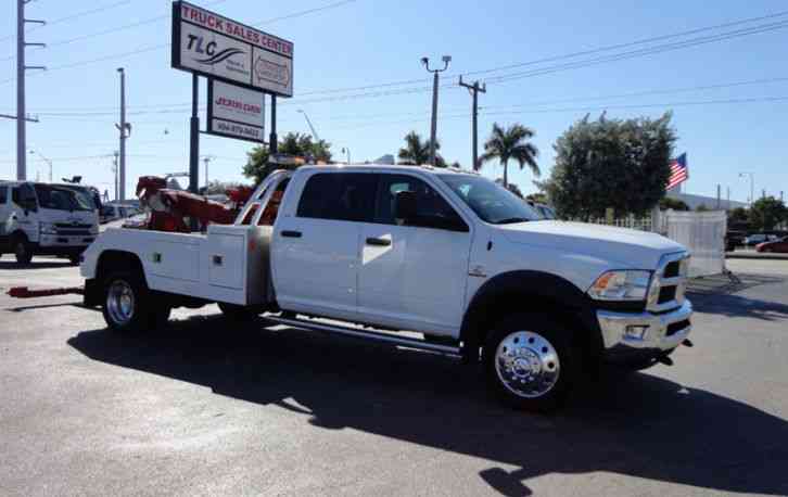 Ram 5500 12 TON CENTURY WRECKER TOW TRUCK. . 4X4 84CA CREW (2016)