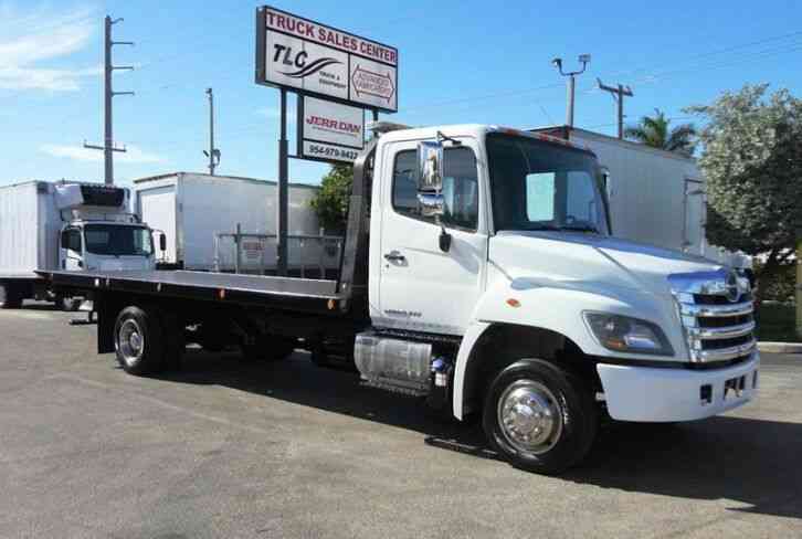 HINO 258LP 21FT JERRDAN ROLLBACK TOW TRUCK. . 21RRSB (2018)
