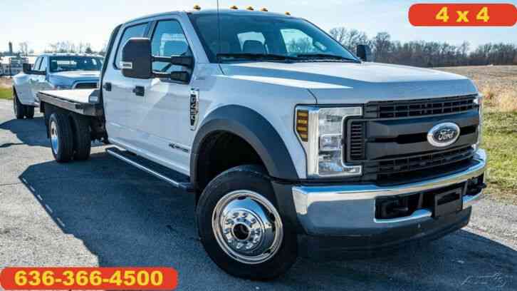 Ford F450 XL Used 4wd flatbed crew cab 6. 7 powerstroke diesel 1 owner clean (2019)