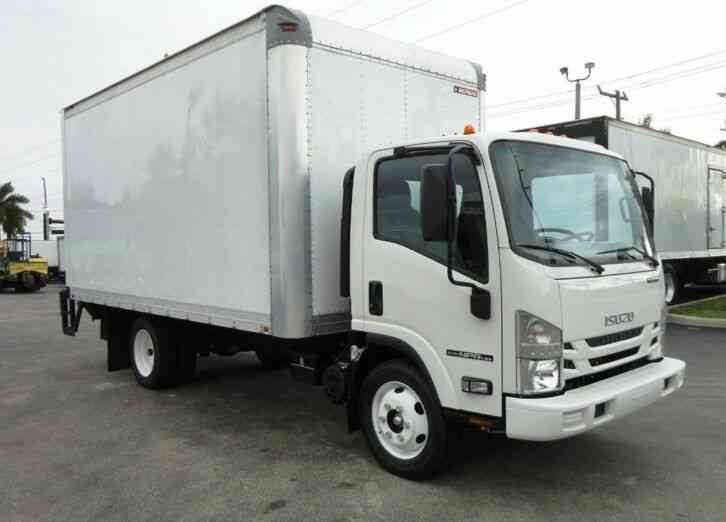 Isuzu NPR HD 16FT DRY BOX. TUCK UNDER LIFTGATE BOX TRUCK CARGO T (2020)