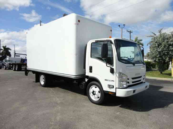 Isuzu NPR HD 16FT DRY BOX. TUCK UNDER LIFTGATE BOX TRUCK CARGO T (2020)