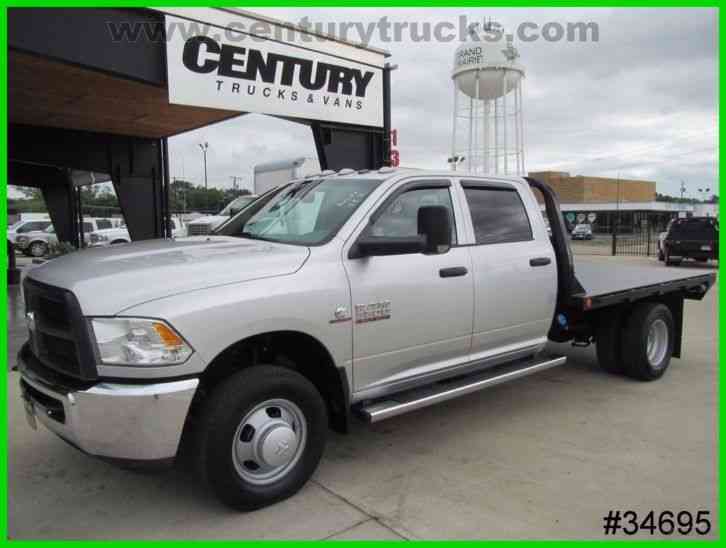 RAM 3500 4X4 DRW CREW CAB FLAT BED (2015)