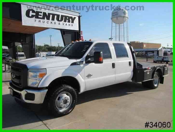 Ford F350 4X4 DRW CREWCAB FLAT BED (2013)