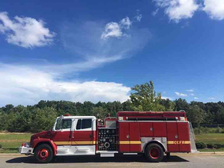 ▀▄▀▄█▓▒░ Freightliner FL80 Fire Truck ~ No Reserve! ░▒▓█▄▀▄▀