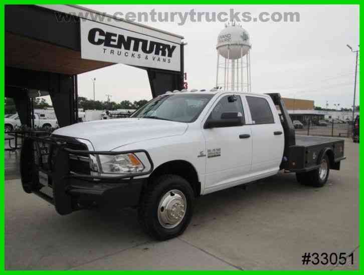 RAM 3500 4X4 DRW CREW CAB FLATBED (2013)