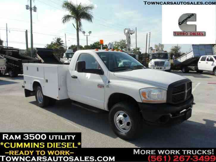 DODGE RAM 3500 UTILITY TRUCK CUMMINS DIESEL (2008)