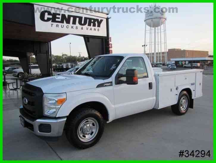 Ford F250 REGULAR CAB UTILITY TRUCK (2011) : Utility / Service Trucks 2011 Ford F250 6.2 Gas Towing Capacity