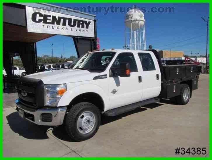 Ford F350 4X4 CREW CAB FLATBED (2014)