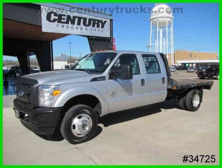 Ford F350 4X4 DRW CREW CAB FLAT BED (2014)