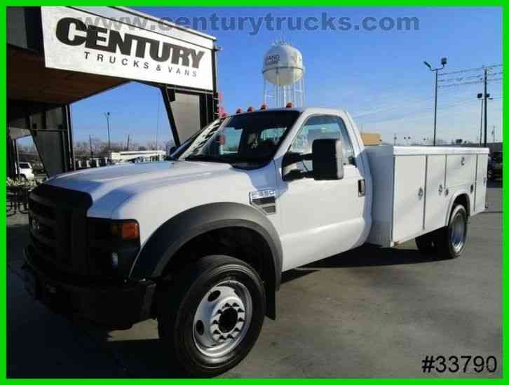 Ford F550 REGULAR CAB SERVICE BED TRUCK (2008)
