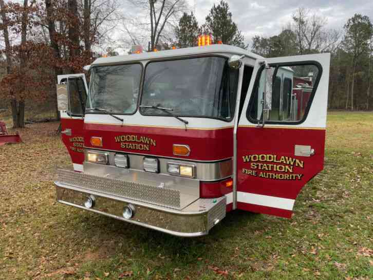 Fire Truck Pumper E-1 Detroit diesel 6V92