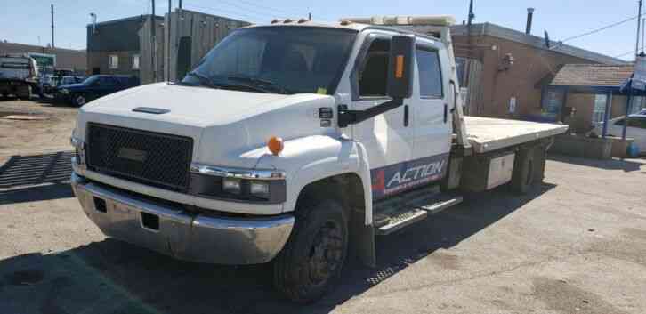 FLATBED TOW TRUCK- 2008 GMC C5500