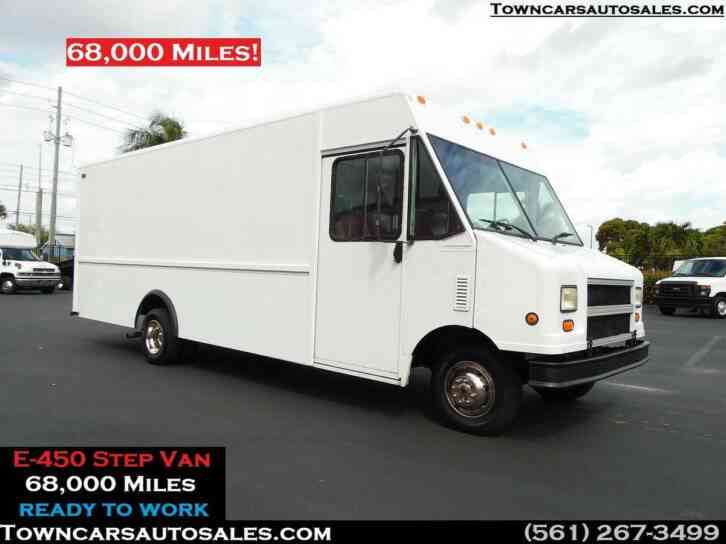 Ford E450 E-450 STEP VAN Box Food Bread Truck STEP VAN--68, 000 Miles!