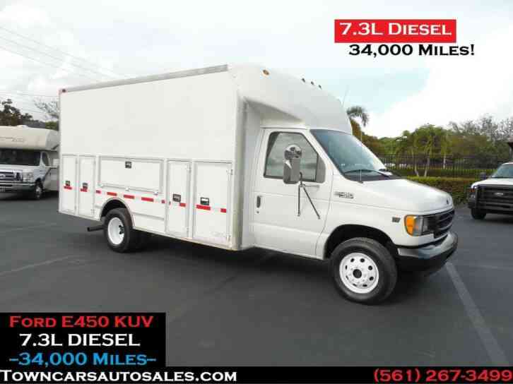 Ford E450 KUV Enclosed Utility Truck Cutaway Box Truck Cargo Van- 34, 000 Miles!