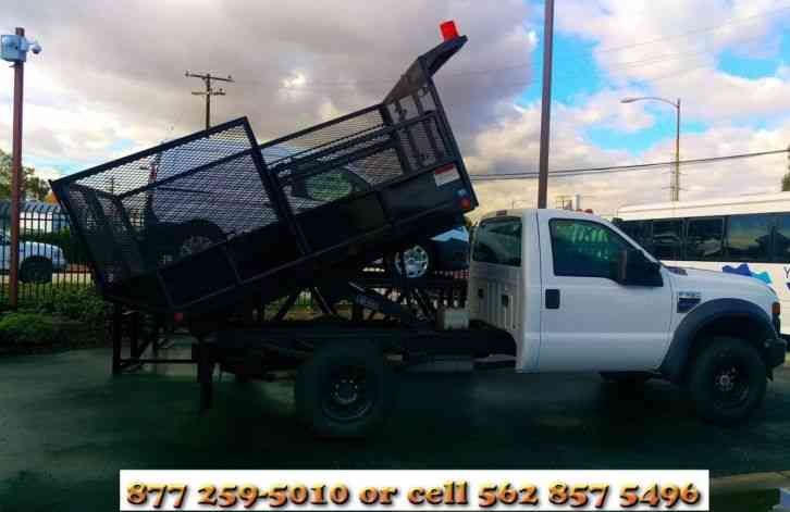 Ford F350 dump truck 4x4 gas only 35k miles nice clean local truck like new tires (2008)