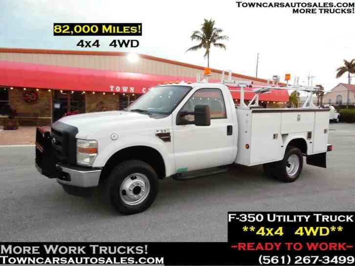 Ford F350 Service Truck 4x4 82K Miles 4WD (2008)