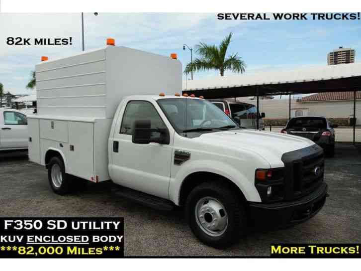 FORD F350 ENCLOSED KUV UTILITY TRUCK (2008)