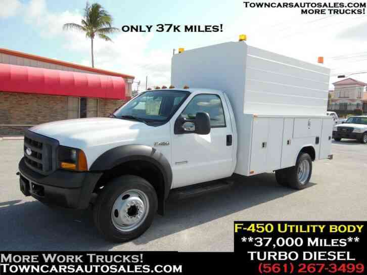 FORD F450 ENCLOSED KUV UTILITY TRUCK 37K Miles (2006)