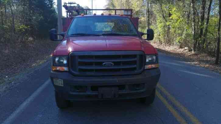 Ford F450 Service Truck With Portable Crane 25' reach (2004)