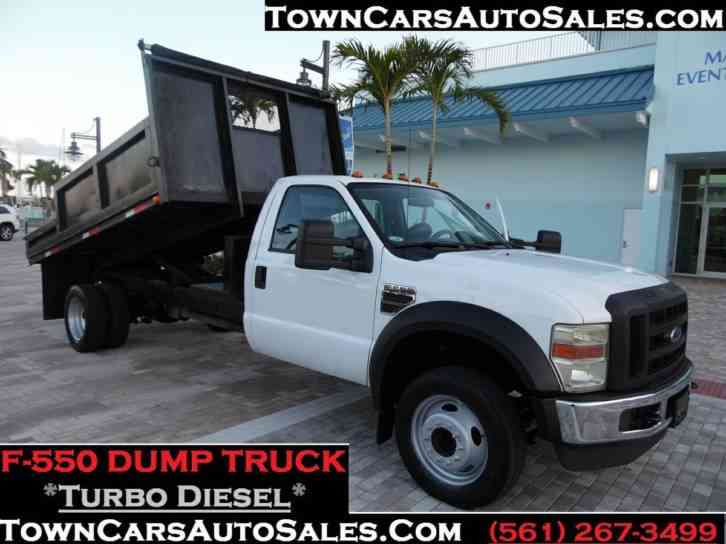 Ford F550 Diesel DUMP TRUCK Service Dump Body (2008)