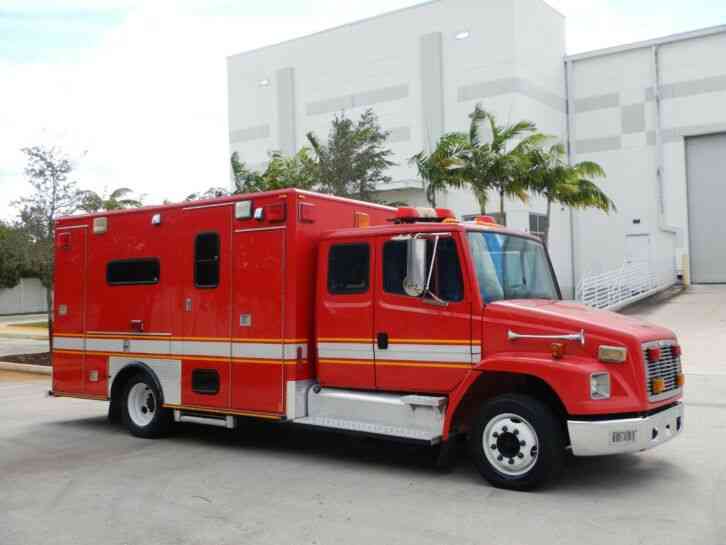 Freightliner FL60 Medic Master Ambulance Cummins Diesel Allison FL Truck 1 Owner