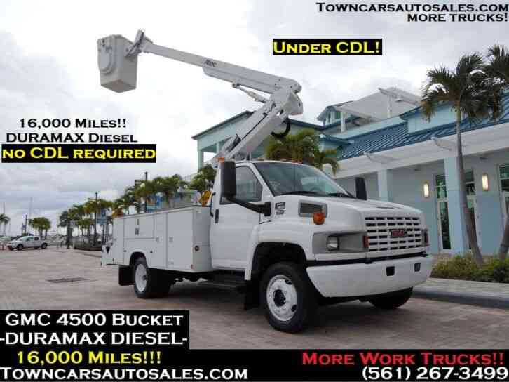 GMC 4500 40' Bucket Truck 16, 000 Miles (2006)