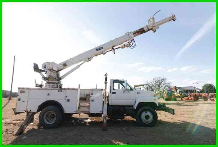 GMC C7500 CRANE/POLE/AUGER TRUCK (1996)