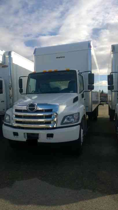 Hino 268 26ft box truck high cube liftgate & ramps available (2016)