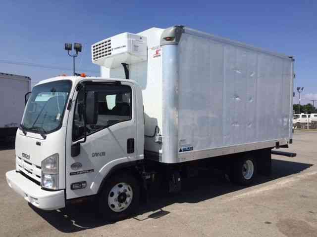 Isuzu NPR HD 14ft Refrigerated Truck Only 50k mi Thermoking V520 w/standby- WARRANTY (2015)