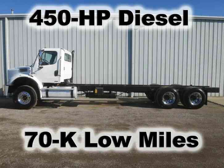 M2-112 450-HP DIESEL CAB CHASSIS STRAIGHT FRAME TANDEM AXLE TRUCK 70-K MILES