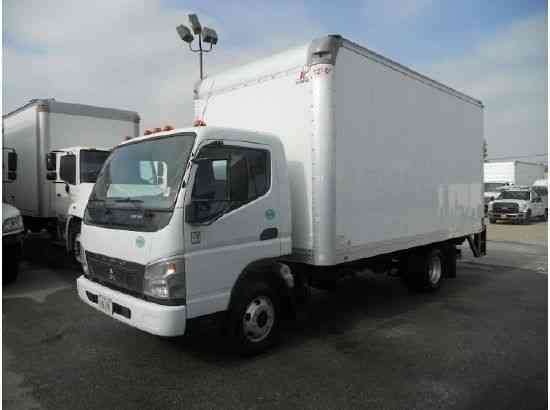 Mitsubishi fuso fe145 16ft box truck +lift delivery van 14, 500# GVWR 4cyl diesel Auto (2010)
